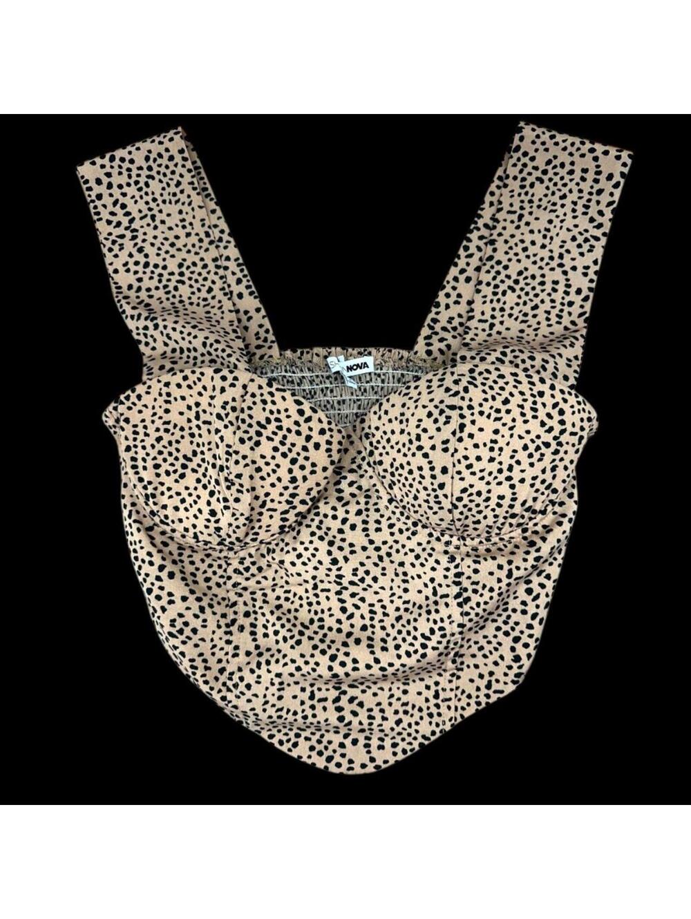 Fashion Nova Leopard Print‎ Cropped Top